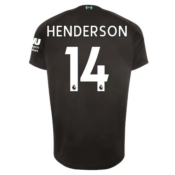 Camiseta Liverpool NO.14 Henderson 3ª 2019 2020 Negro